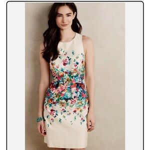 Maeve Tea Garden Floral Sheath Dress